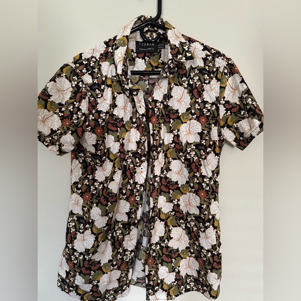 Topman Floral Print Men's Shirt - Multicolor